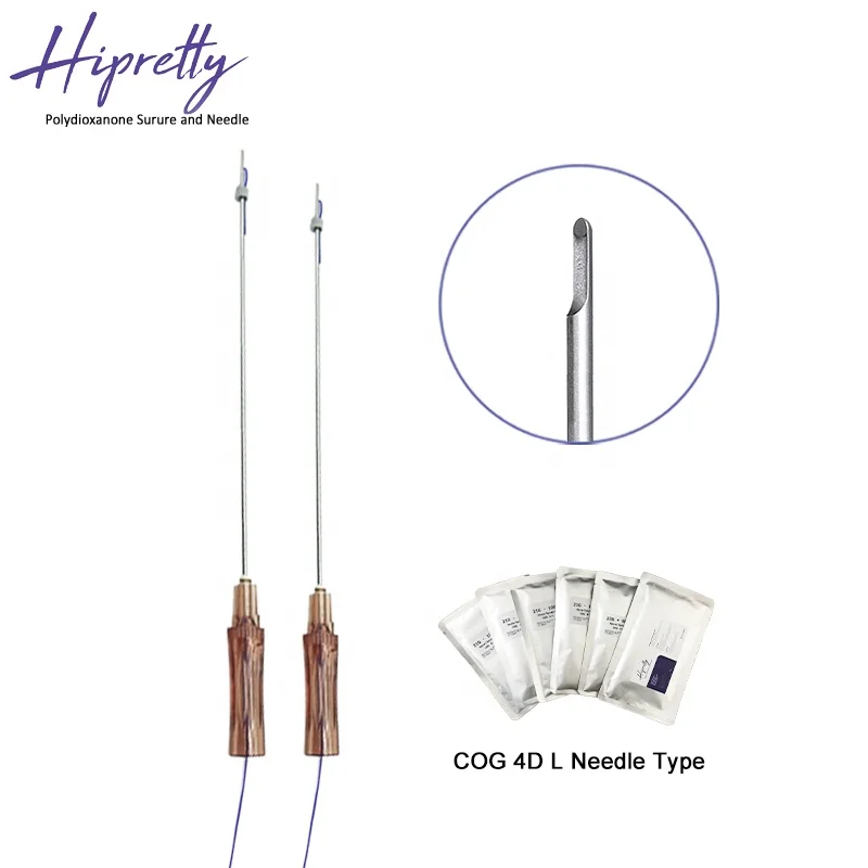 Thread Lift Korea Blunt L Cannula Type 19g / 21g 100mm Lifting Face Pdo Cog 4d