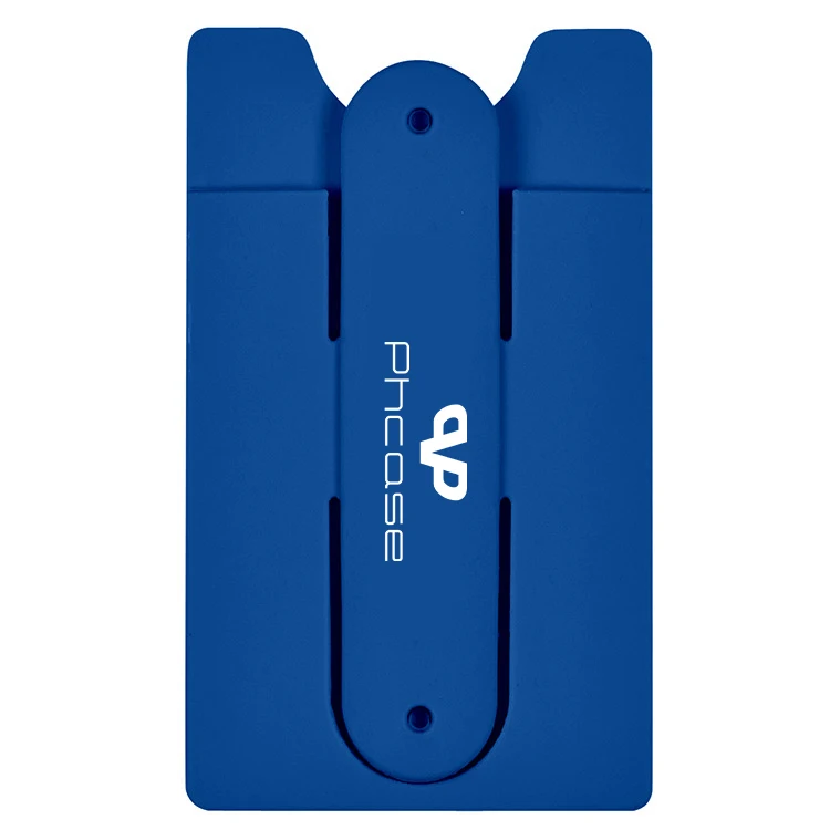 Phcase Free Sample Silicone 3M Adhesive Business ID Credit Card Phone Holder with Stand