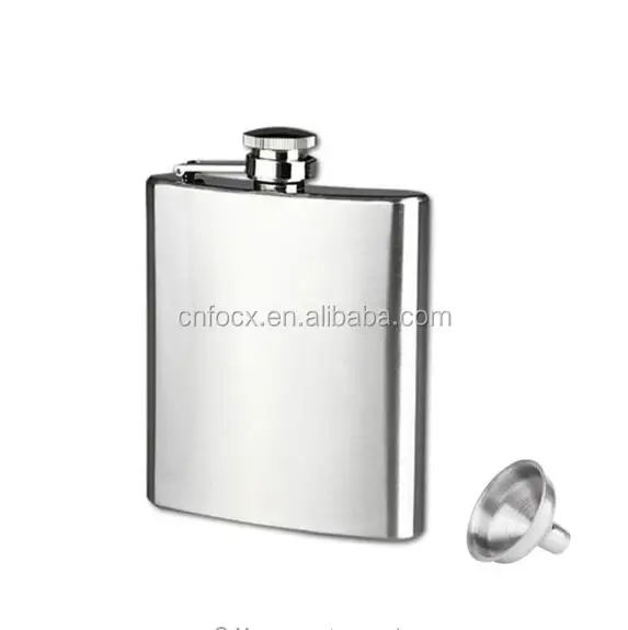 Карманная плоская фляжка из нержавеющей стали/бутылка для алкоголя, виски, ликера/Карманная бутылка для ликера из нержавеющей стали