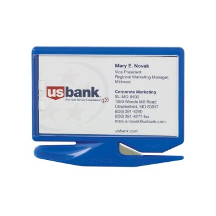 
Zippy Magnetic Business Card Letter Opener House Translucent 
