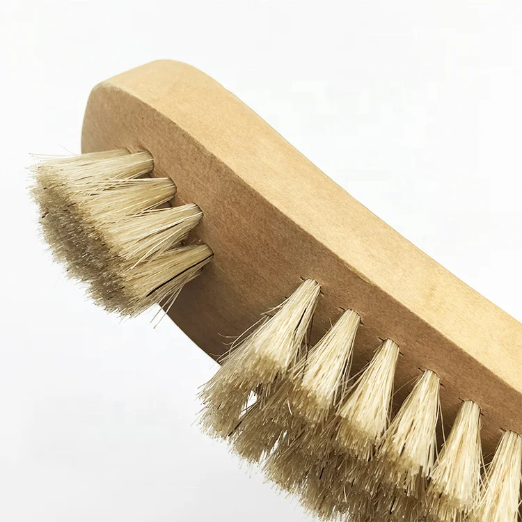 Leather Shoe Brush Shoe Polish Brush 100% Pig Hair Shoe Brush
