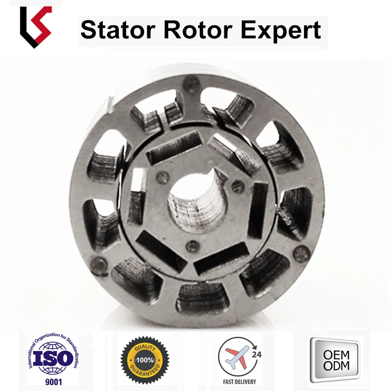 0.35mm/0.5mm thickness BAO STEEL silicon steel material motor stator and  rotor lamination stamping bldc stator OD56