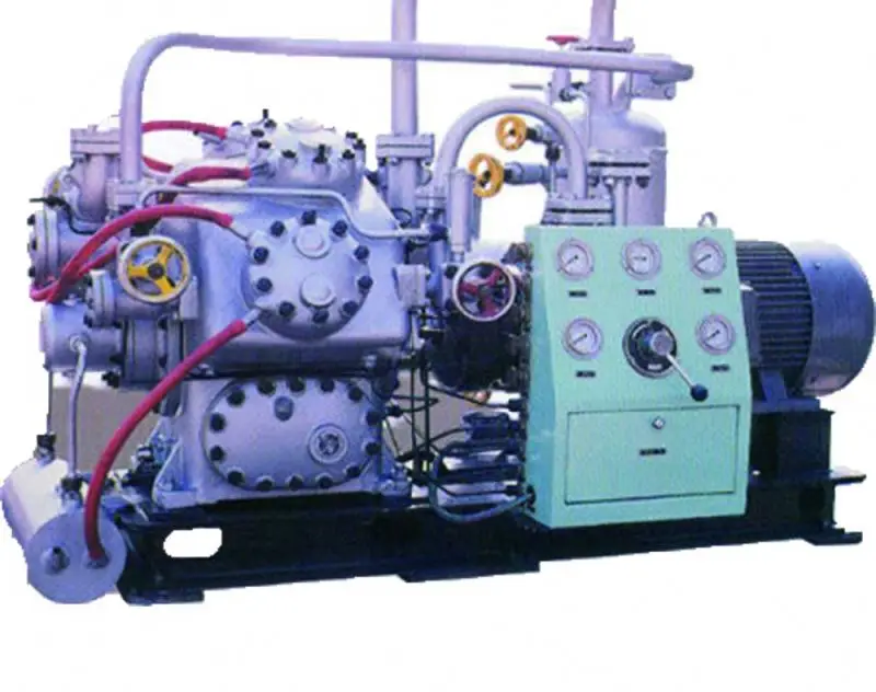 100 Series Dalian Reciprocating Ammonia Refrigeration Compressor Unit 4ASJ10