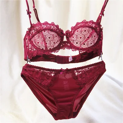 
New design Hot Lace Net Bra Panty Underwear Lingerie For Sexy Girl 