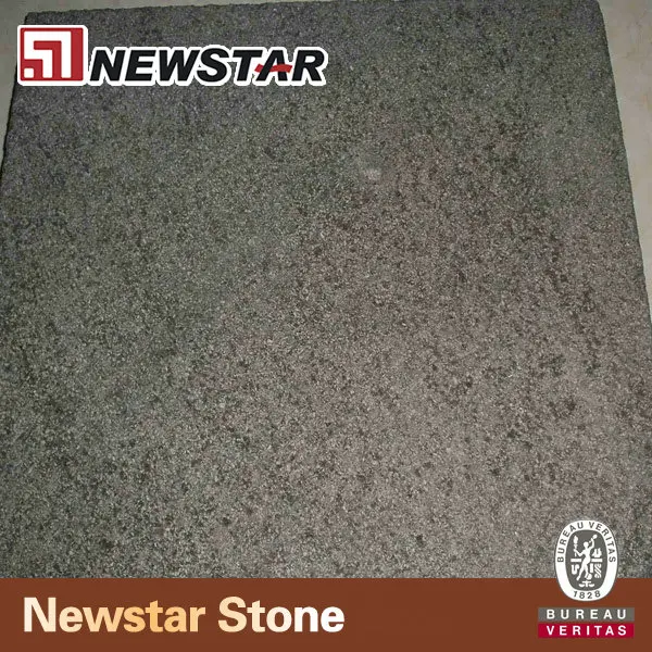 
black natural basaltic lava stone 
