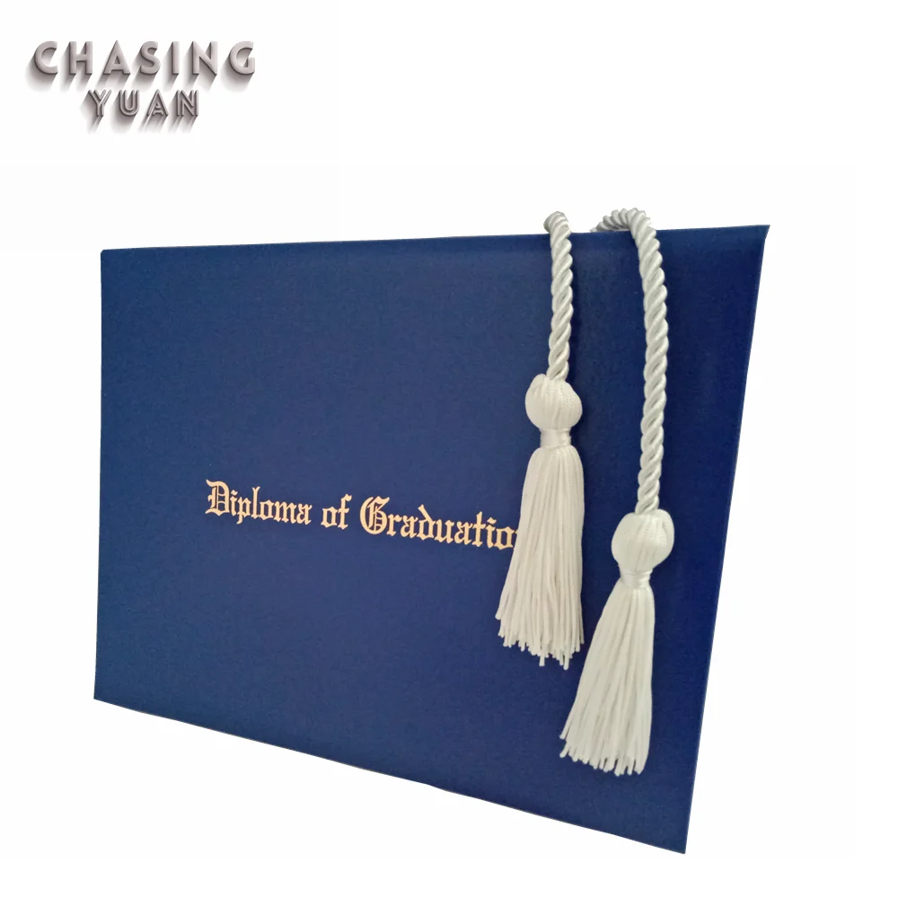Custom Graduation Certificate Folder with Honor Cord