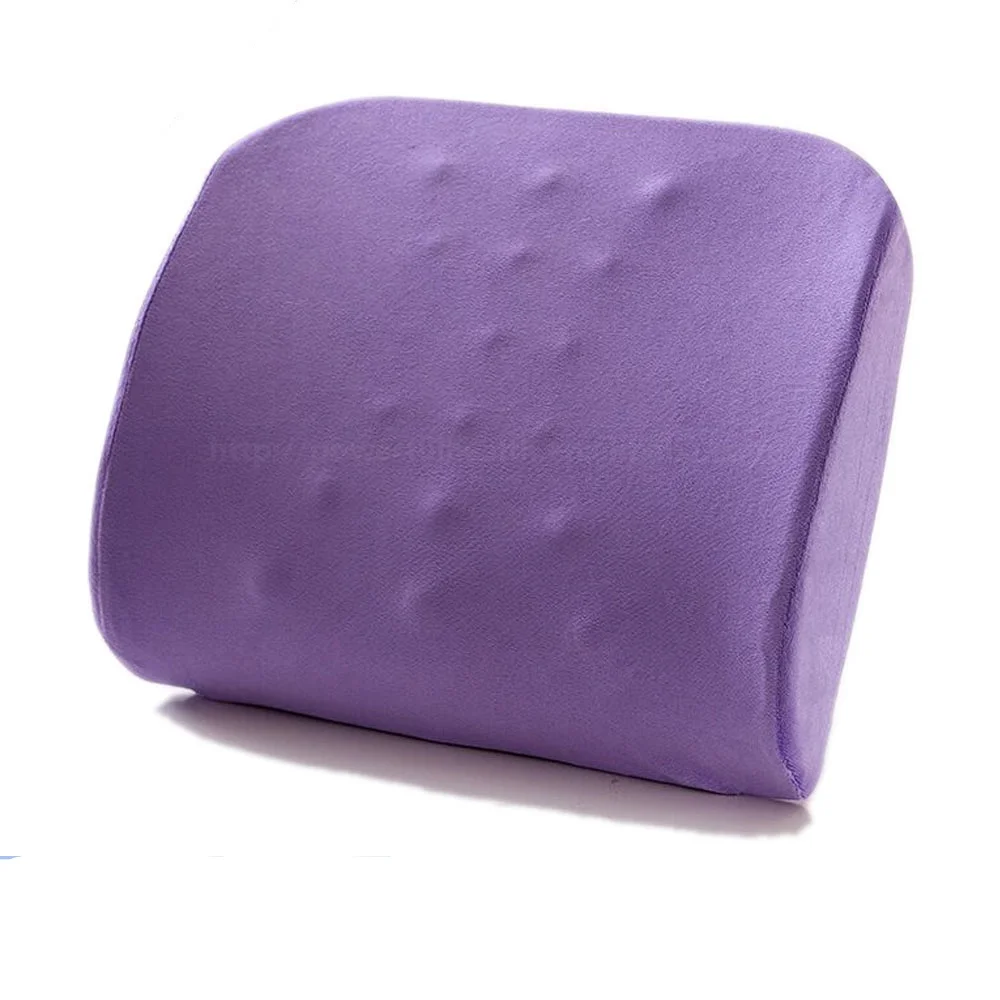 Mesh Lumbar Support Soft Memory Foam Cushion Pillow with Message Point For Office Car Chair Waist Sofa