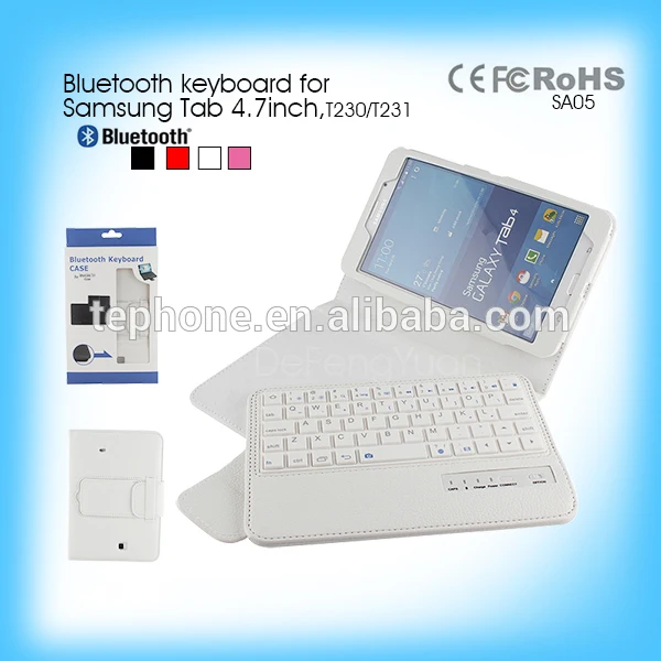 складной bluetooth мини беспроводная клавиатура для смарт-tv samsung вкладку 4.7 дюйма, t230/t231