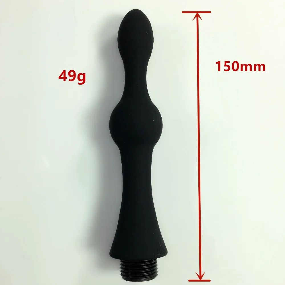 silicone Enema Shower Douche Bathroom Anal Sex Toys