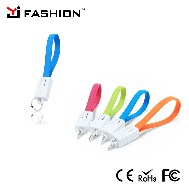 2 в 1 Micro USB Кабель Для Зарядки с Брелок для iphone 6,6 s, 6 plus, 7,7 плюс, ipad/ipod и Iphone, HTC и т. д.