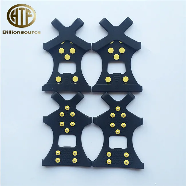 
Stocked silicone anti slip overshoes Non slip snow step ice cleats 