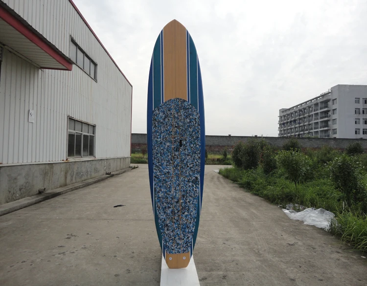 wood grain inlays EPS sup paddle board wood paddleboard stand up paddleboard