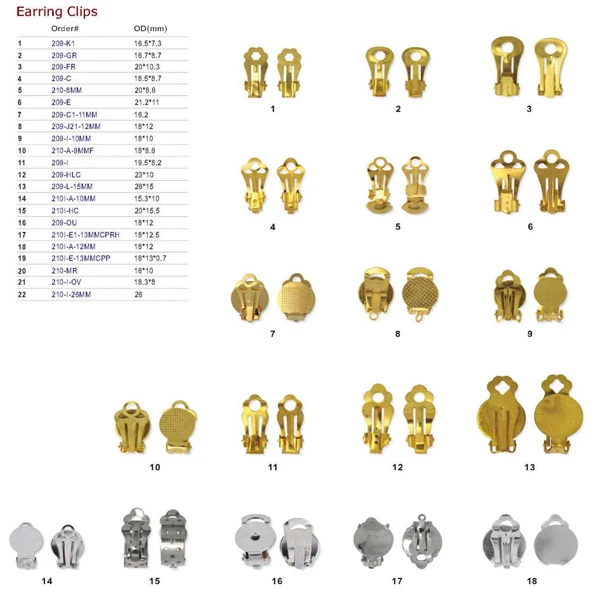 Surgical Stainless Steel Silver french wire hoop earrings jewelry findings