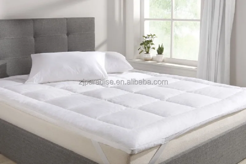 
China manufacturer Luxury 5 Star hotel used super soft and comfortable white goose down mattress 