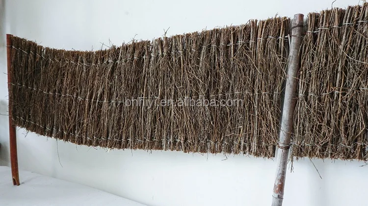 Eco Friendly Hand Made Garden Brushwood Edging Screens Lawn Edge Fence Landscape Edging Fencing