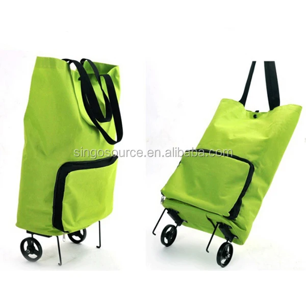 
Reusable Functional Foldable Shopping Bag Market Trolley Bag With Wheels 