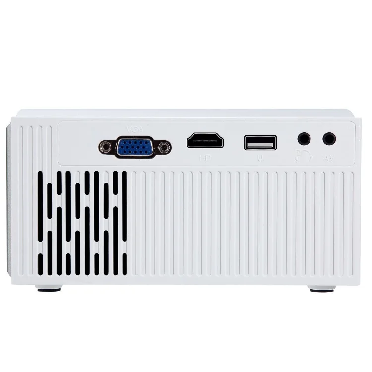 CHEERLUX 720P 1800 люменов домашний кинотеатр Портативный HD Led Pico 3D видео мини-проектор 4-дюймовый ЖК-проектор мульти интерфейс