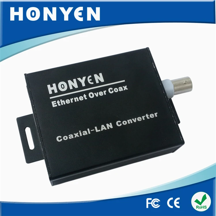 EOC Converter Ethernet over coax cable single channel HY-EOC01-I