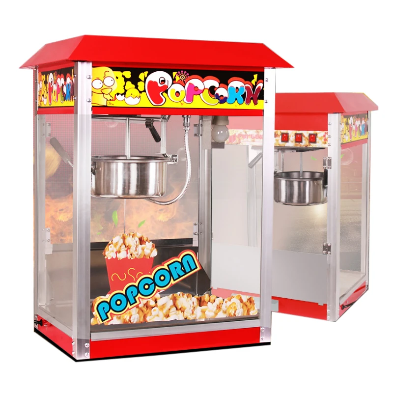 
Stainless steel commercial popcorn popper machine popcorn snack machine 