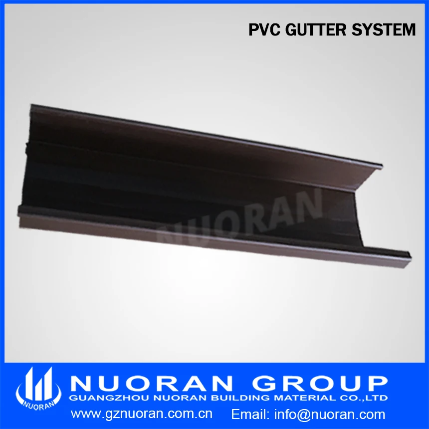5.2/7 Inch PVC Commercial Roofs Gutters Drains Scupper Water Catchment rain gutter drainage systems