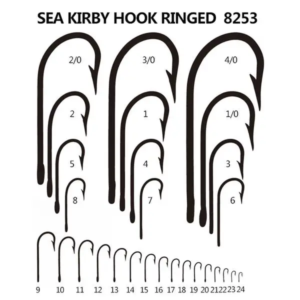 2015 hot sale wholesale SEA KIRBY RINGED fishing hook