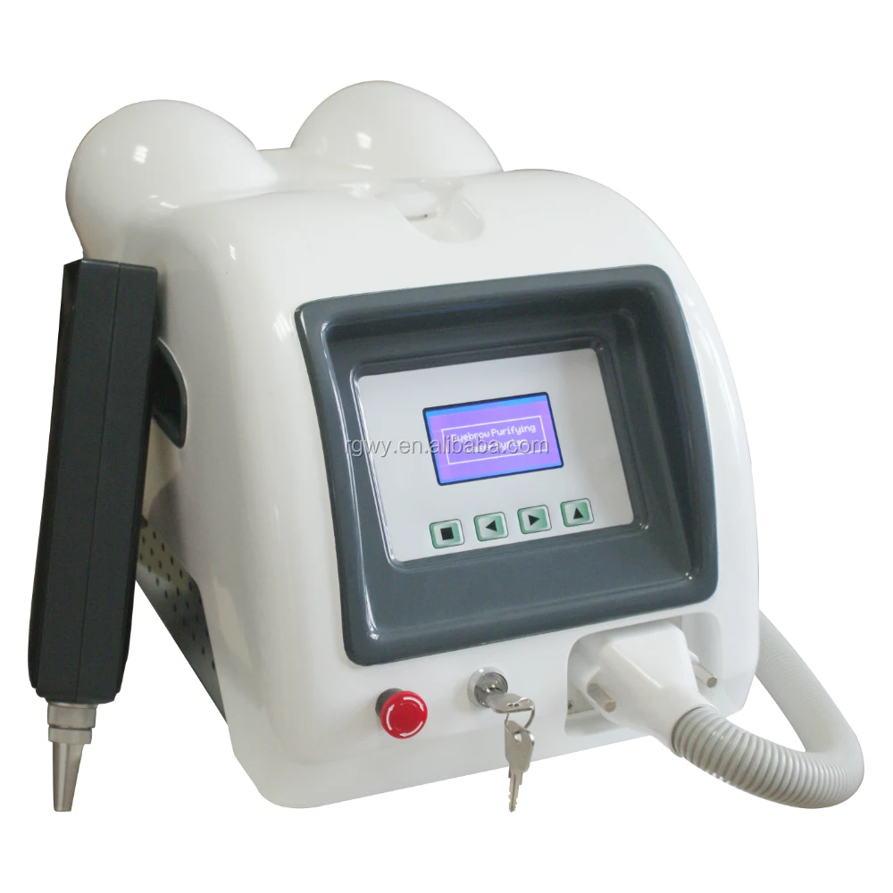 RG190 532nm&1064nm Q switched ruby laser tattoo removal machine nd yag laser