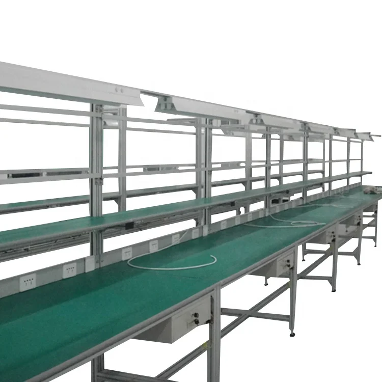 Custom electronics factory assembly line production station assembly station anti-static workbench