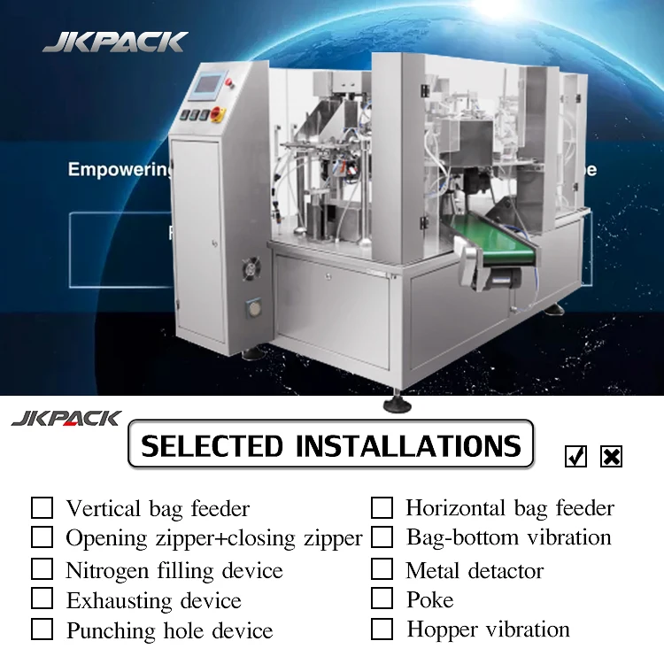 Automatic Stand Up Zipper Pouch Molasses Hookah Shisha Tobacco Packaging Machine