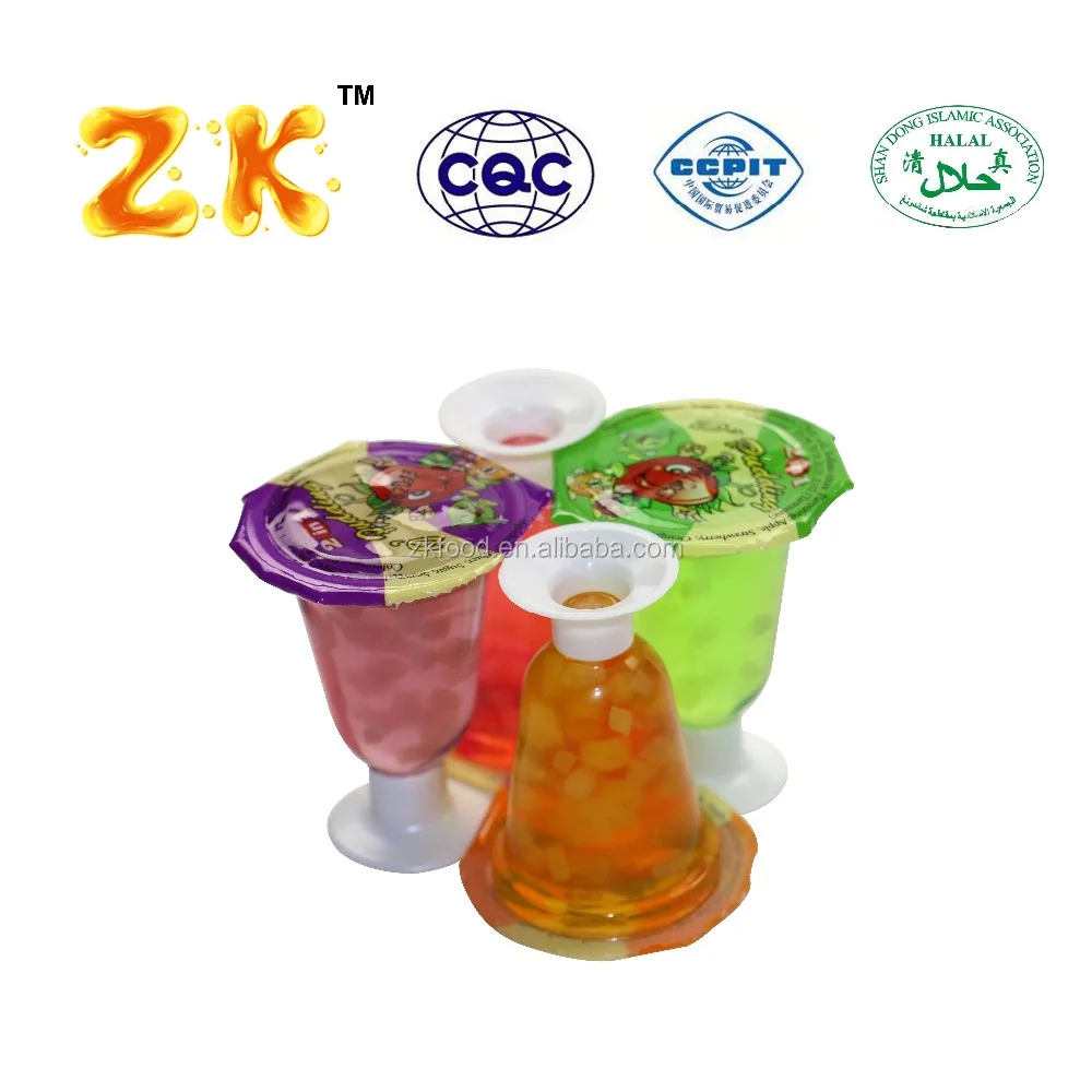 Red penguin jar wine cup jelly candy with coconut