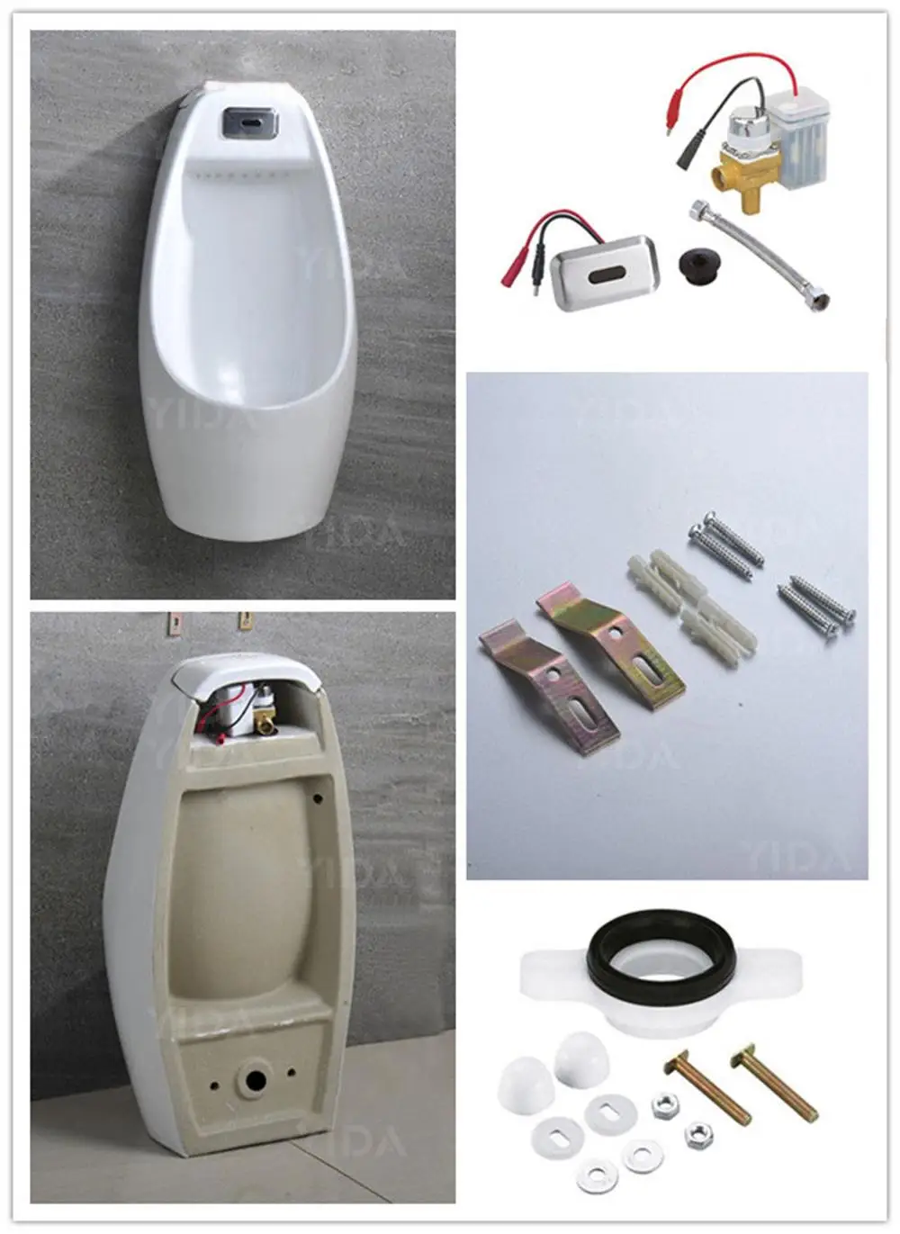 China factory outlet shopping mall plaza market hotel ceramic man male wc bathroom toilet wall hung urinal