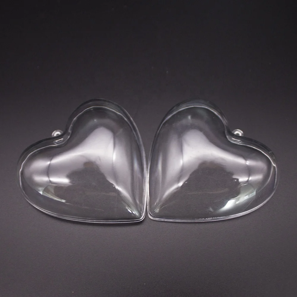 Plastic Candy Clear Heart Candy Box