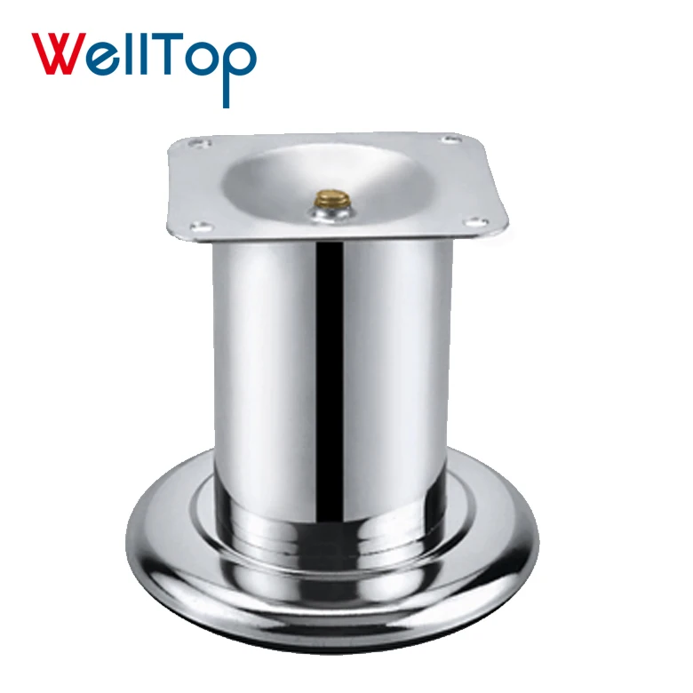 Adjustable Screw Feet for Furniture Metal Furniture Leg Iron Sofa Leg VT-03.009 45/47mm 65*55mm 60/ 80/100/120/150mm