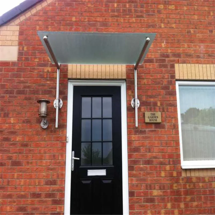 Outdoor Rain Protect Glass Canopy Designs