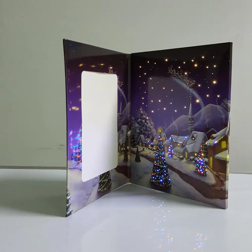 
2017 led glass photo frame made to order 