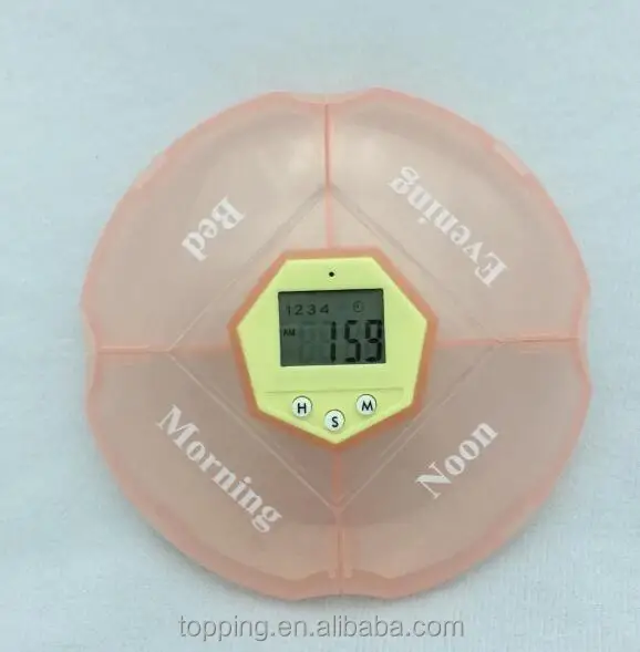 Vibration and Voice record pill box reminder record your message to be reminder alarm