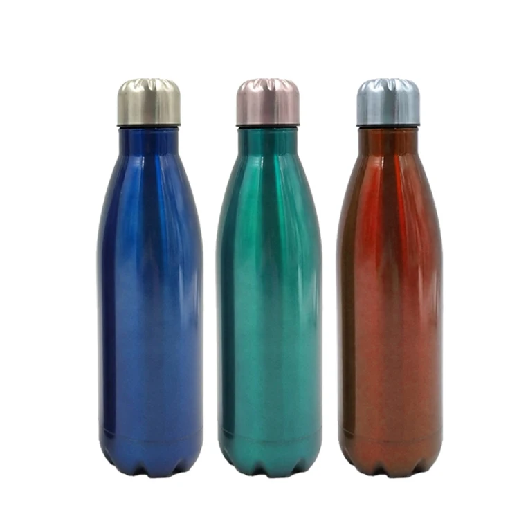 0.5L double wall cola shape Stainless Steel vacuum flask & Thermoses bottle