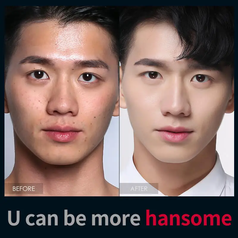 
BLUEMAN Natural Whitening Face Skin Brightening Concealer Texture Modified Mens BB Cream 