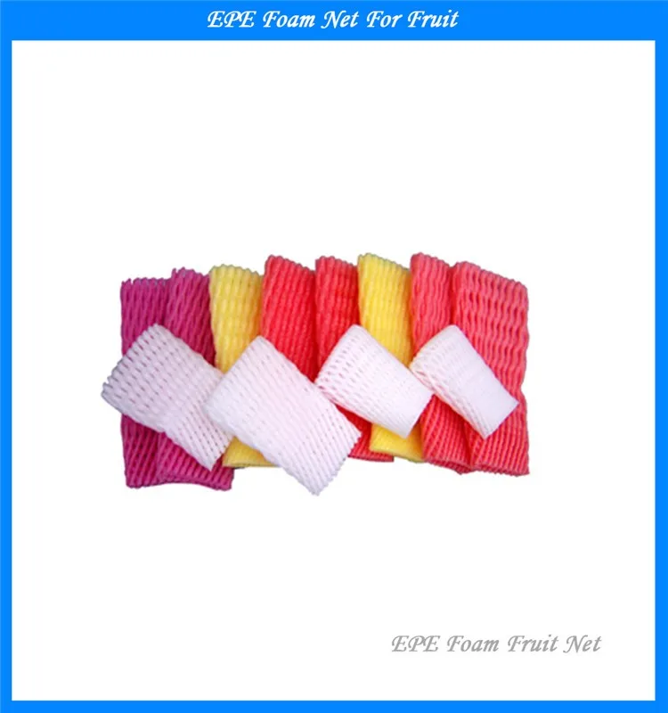 CE standard fruit pe foam packaging net bags machine