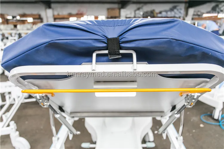 BR-TS1 central locking Hydraulic hospital gurney rescue stretcher sizes
