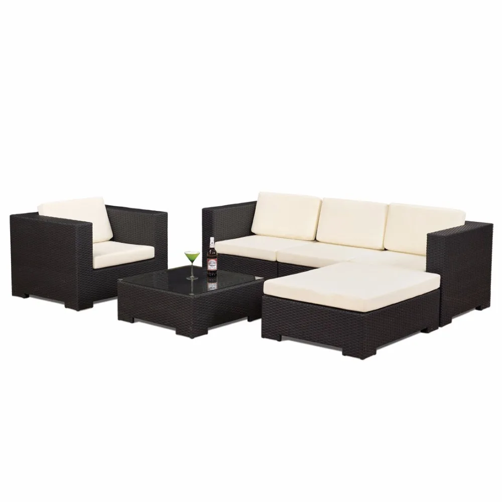 Garden Sofa Set Wicker Furniture KD Design Outdoor Furniture Set Modern Lounge Furniture Outdoor