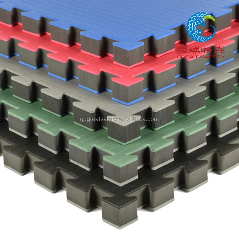 Customized manufacturer tatami taekwondo tapis wushu tapis puzzle interlocking mat