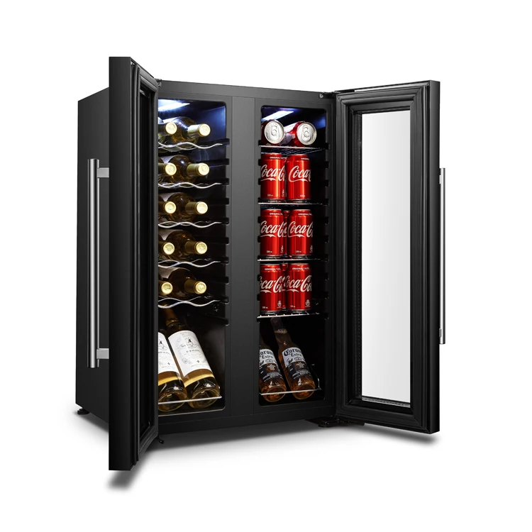24 bottles Single Zone compressor wine electric cooler/furniture wine cellar
