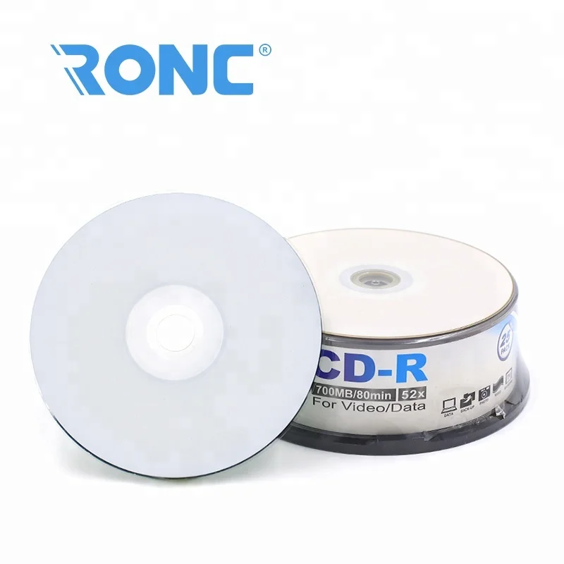 Hot sale cheap item RONC discs blank printable 700mb 52x cdr