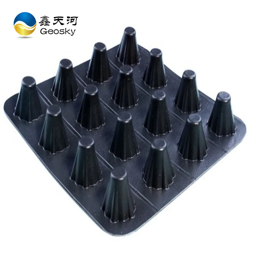 Plastic Dimpled Foundation Membrane/ Dimple Waterproof HDPE Drain Board