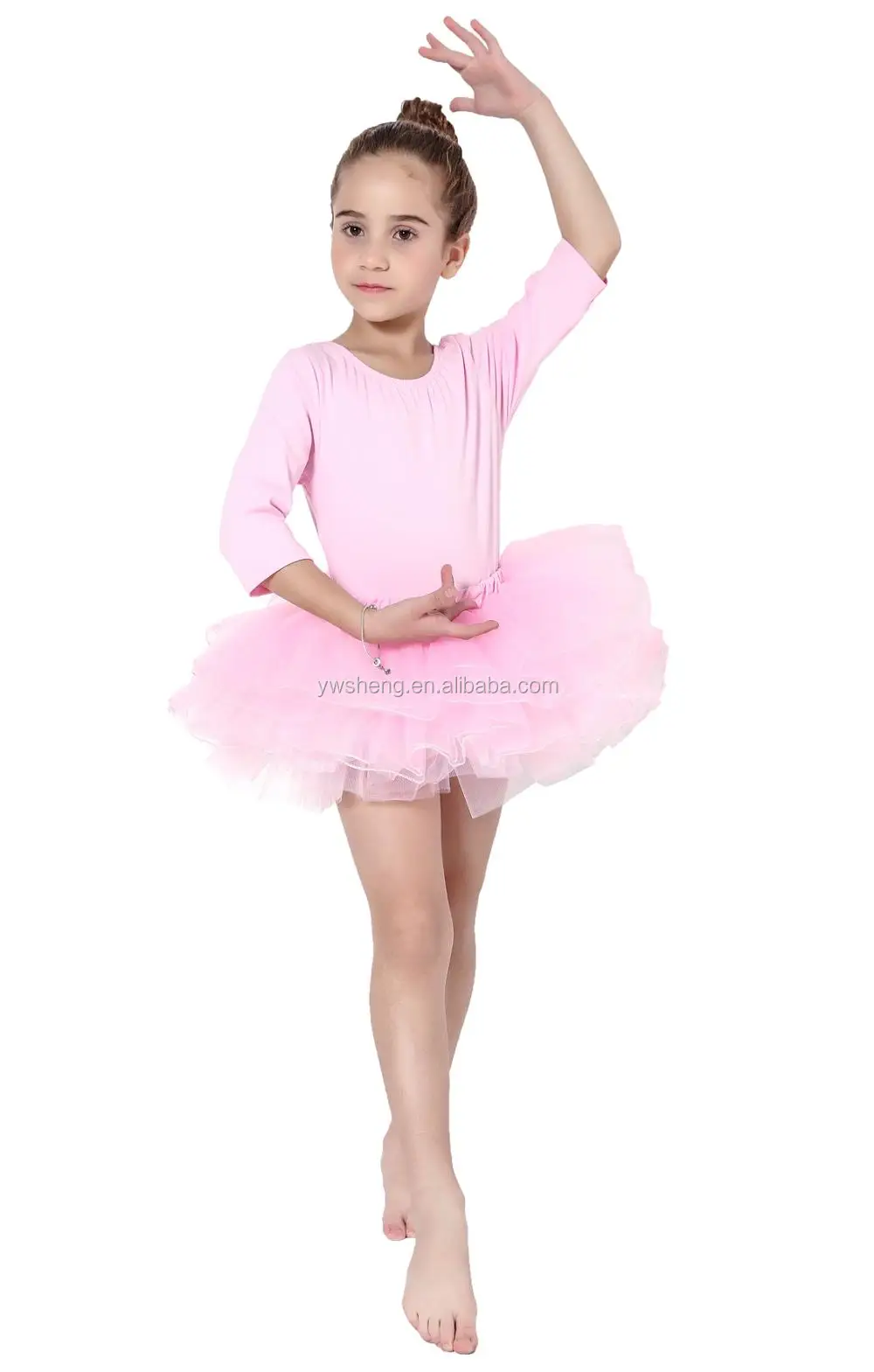 2017 New fashion sequin star pattern kids girls gymnastics ballet leotard