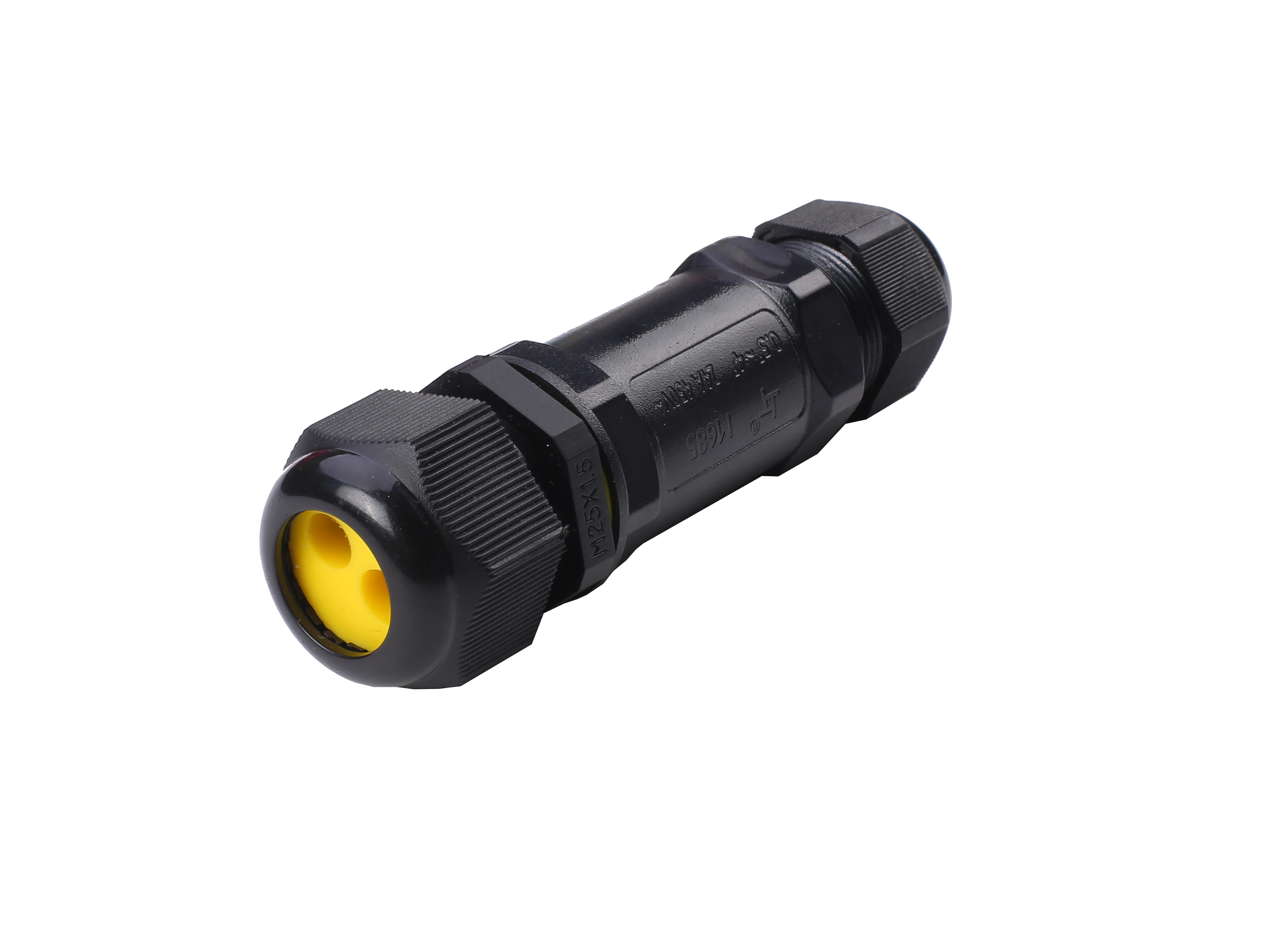 M685-I M25 cable gland 1 in 1 out 1in 2 out 1 in 3 out  ip68 3 pole 3 pin cable waterproof connector