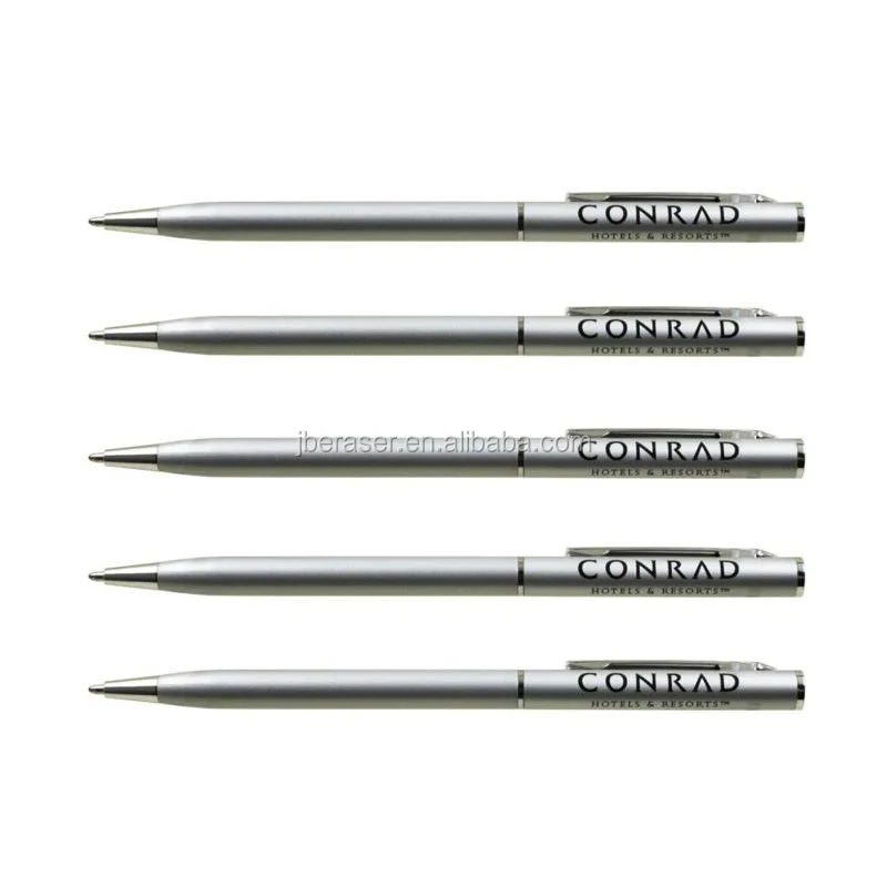 Conrad Slim Hotel Promotion Metal Ball Pen