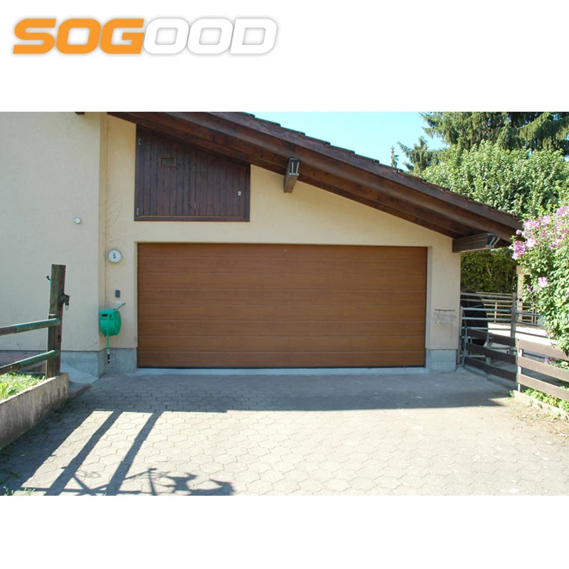 residential garage doors european style sectional galvanized steel garage door