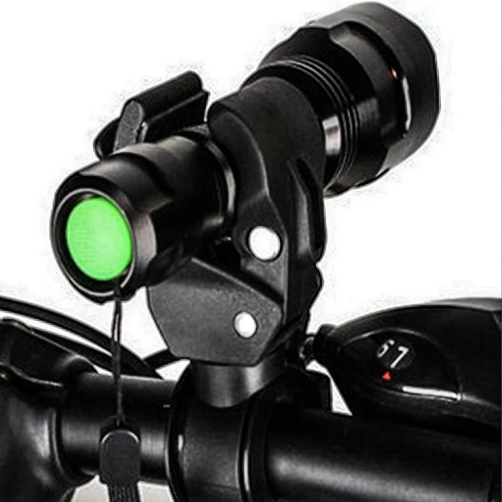 
Wholesale universal bicycle light clip flashlight lamp clip 360 degree rotating flashlight clip equipment bike accessories 