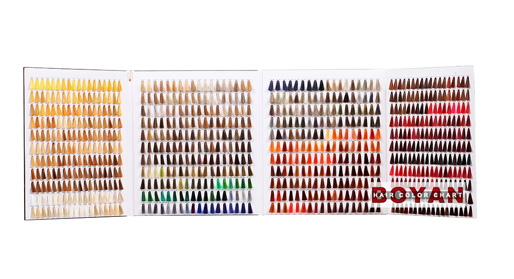 Boyan Professional Silky Hair Color Mixing Chart With 1000 Hair Colors